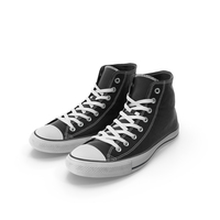 Chuck Taylor All Star Classic Black PNG & PSD Images