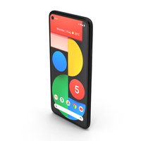 5G Mobile Phone Google Pixel 5 Just Black PNG & PSD Images