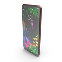 LG G8 ThinQ Carmine Red PNG & PSD Images