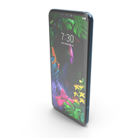 LG G8 ThinQ New Moroccan Blue PNG & PSD Images