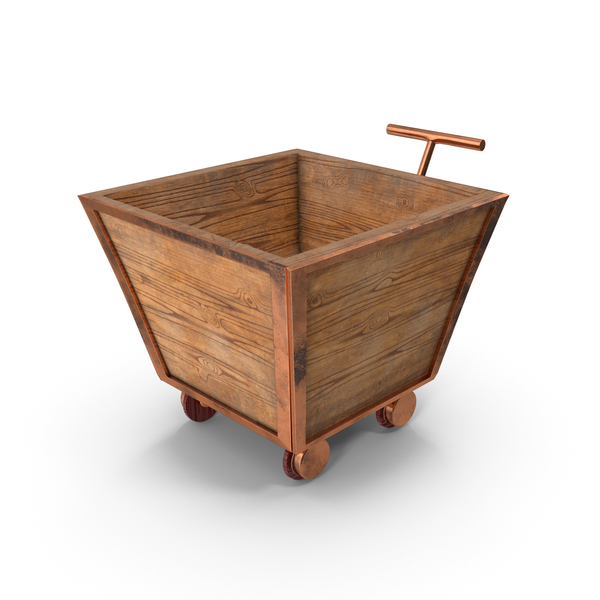 Empty Wooden Trolley PNG & PSD Images