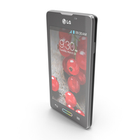 LG Optimus L5 II E460 Indigo Black PNG & PSD Images