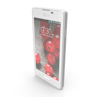 LG Optimus L5 II E460 White PNG & PSD Images
