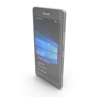 Microsoft Lumia 950 White PNG & PSD Images