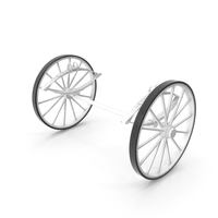 Carriage Wheels with Springs PNG & PSD Images