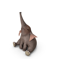 Cartoon Kid Elephant PNG & PSD Images