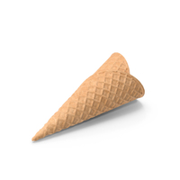 Straight Edge Waffle Cone PNG & PSD Images