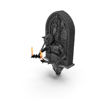 Gothic Demon Of Fire PNG & PSD Images