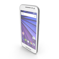 Motorola Moto G 3rd Gen White PNG & PSD Images
