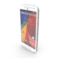 Motorola Moto G 2014 and G 2014 Dual SIM White PNG & PSD Images