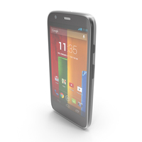Motorola Moto G & G Dual SIM White PNG & PSD Images