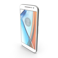 Motorola Moto G4 White PNG & PSD Images