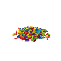 Pile Of Brick Toys PNG & PSD Images