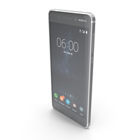 Nokia 6 Silver PNG & PSD Images