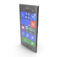 Nokia Lumia 1520 Black PNG & PSD Images