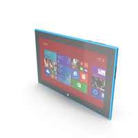 Nokia Lumia 2520 Cyan PNG & PSD Images