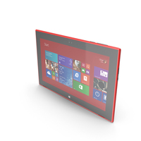 Nokia Lumia 2520 Red PNG & PSD Images