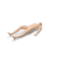 CPR First Aid Training Manikin Laying Pose PNG & PSD Images