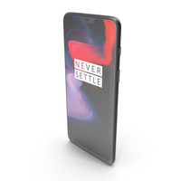 One Plus 6 Mirror Black PNG & PSD Images