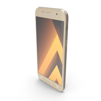 Samsung Galaxy A3 2017 Gold Sand PNG & PSD Images