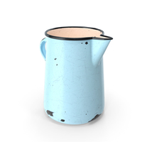 Enamel Jug Old PNG & PSD Images