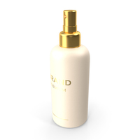 Gold Cosmetic Spray Bottle PNG & PSD Images