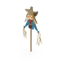 Halloween Harvest Scarecrow Decoration Scarecrow Stick PNG & PSD Images