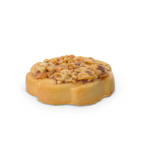 Small Cookie With Nuts PNG & PSD Images