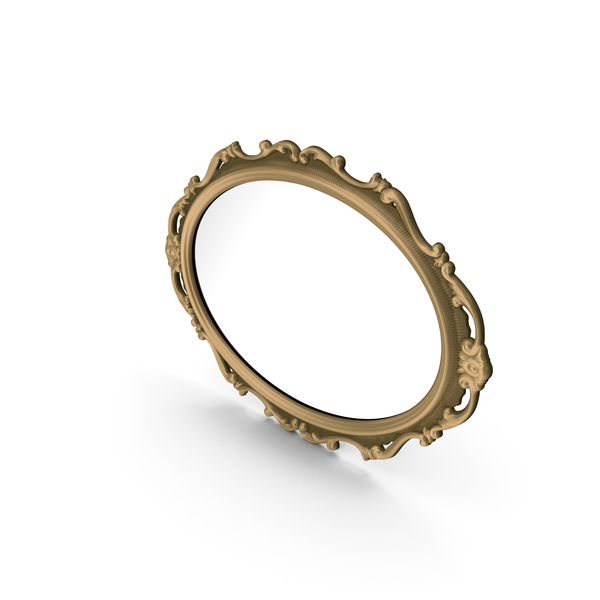 Classic Mirror In Baroque Style PNG & PSD Images