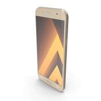 Samsung Galaxy A5 2017 Gold Sand PNG & PSD Images