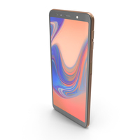 Samsung Galaxy A7 (2018) Gold PNG & PSD Images