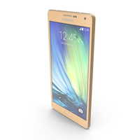 Samsung Galaxy A7 Champagne Gold PNG & PSD Images