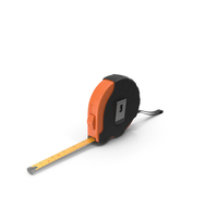 Black and Orange Tape Measure PNG & PSD Images