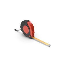 Black and Red Tape Measure PNG & PSD Images