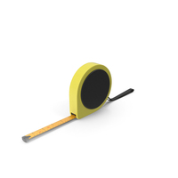 Yellow and Black Tape Measure PNG & PSD Images