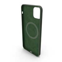 iPhone 12 Pro Max Silicone Case Cyprus Green PNG和PSD图像