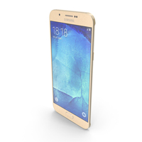 Samsung Galaxy A8 or A8 Duos Champagne Gold PNG & PSD Images