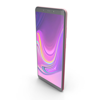 Samsung Galaxy A9 (2018) Bubblegum Pink PNG & PSD Images