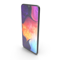 Samsung Galaxy A50 Black PNG & PSD Images