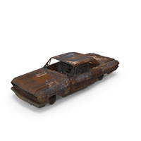 Burnt Retro Car PNG & PSD Images