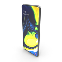 Samsung Galaxy A80 Phantom Black PNG & PSD Images