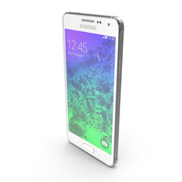 Samsung Galaxy Alpha Dazzling White PNG & PSD Images
