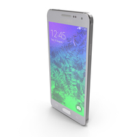 Samsung Galaxy Alpha Sleek Silver PNG & PSD Images