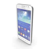 Samsung Galaxy Core Advance Pearl White PNG & PSD Images