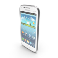 Samsung Galaxy Core Chic White PNG & PSD Images