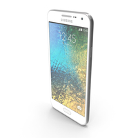 Samsung Galaxy E5 White PNG & PSD Images