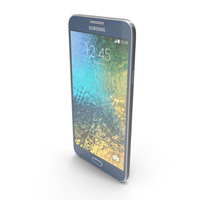 Samsung Galaxy E7 Blue PNG & PSD Images