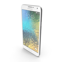 Samsung Galaxy E7 White PNG & PSD Images