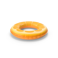 Orange Swimming Pool Float Ring PNG & PSD Images