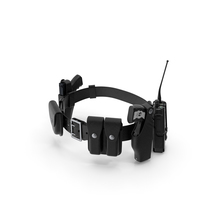 Police Modular Enforcement Equipment Belt PNG & PSD Images